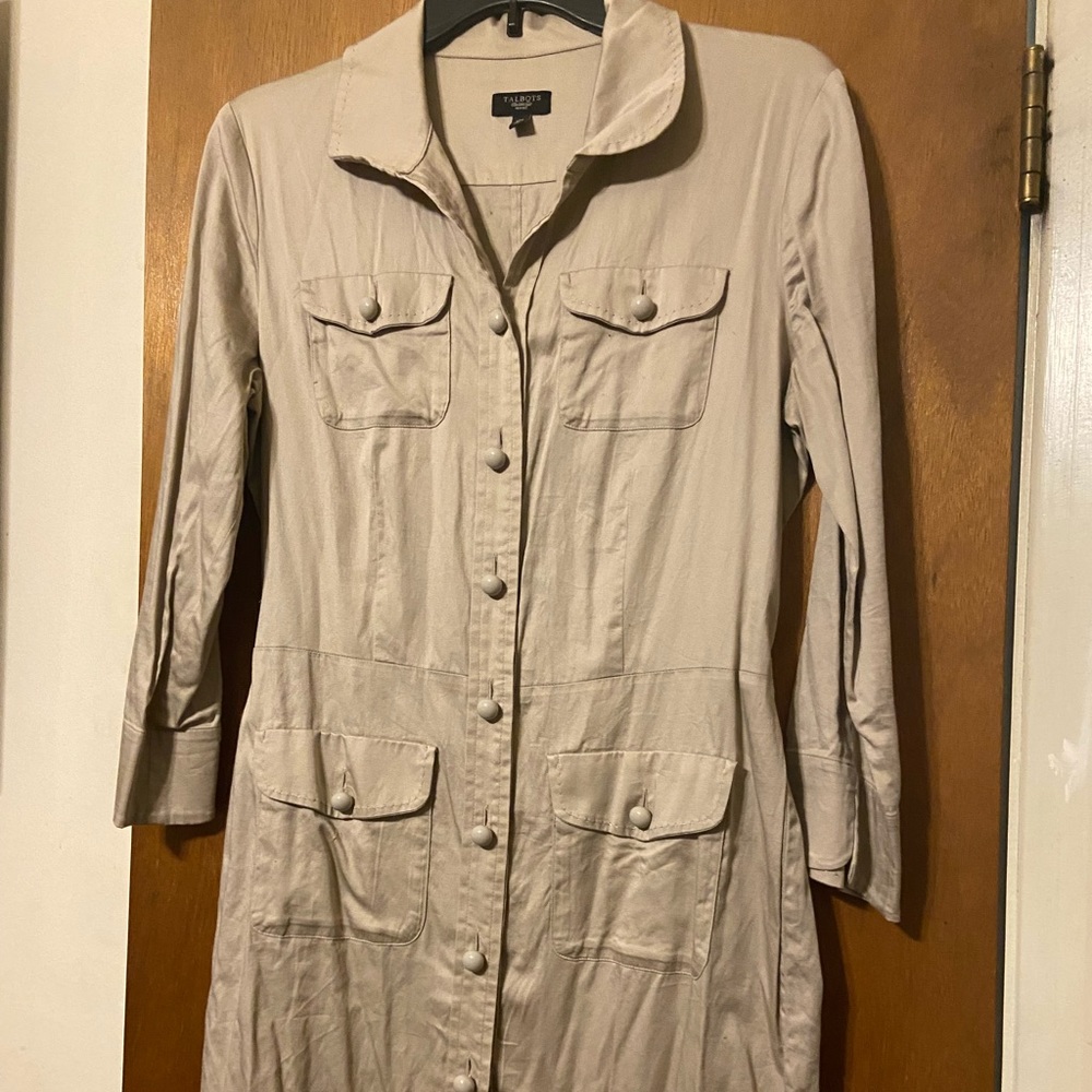 Tablots Beige Button down Dress